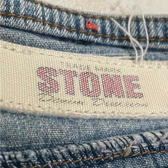 Vintage 90s Grunge Distressed Low Rise Flare Womens Jeans - Picture 4 of 15